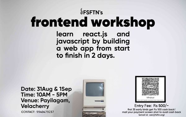 FSFTN's Frontend Workshop 2019